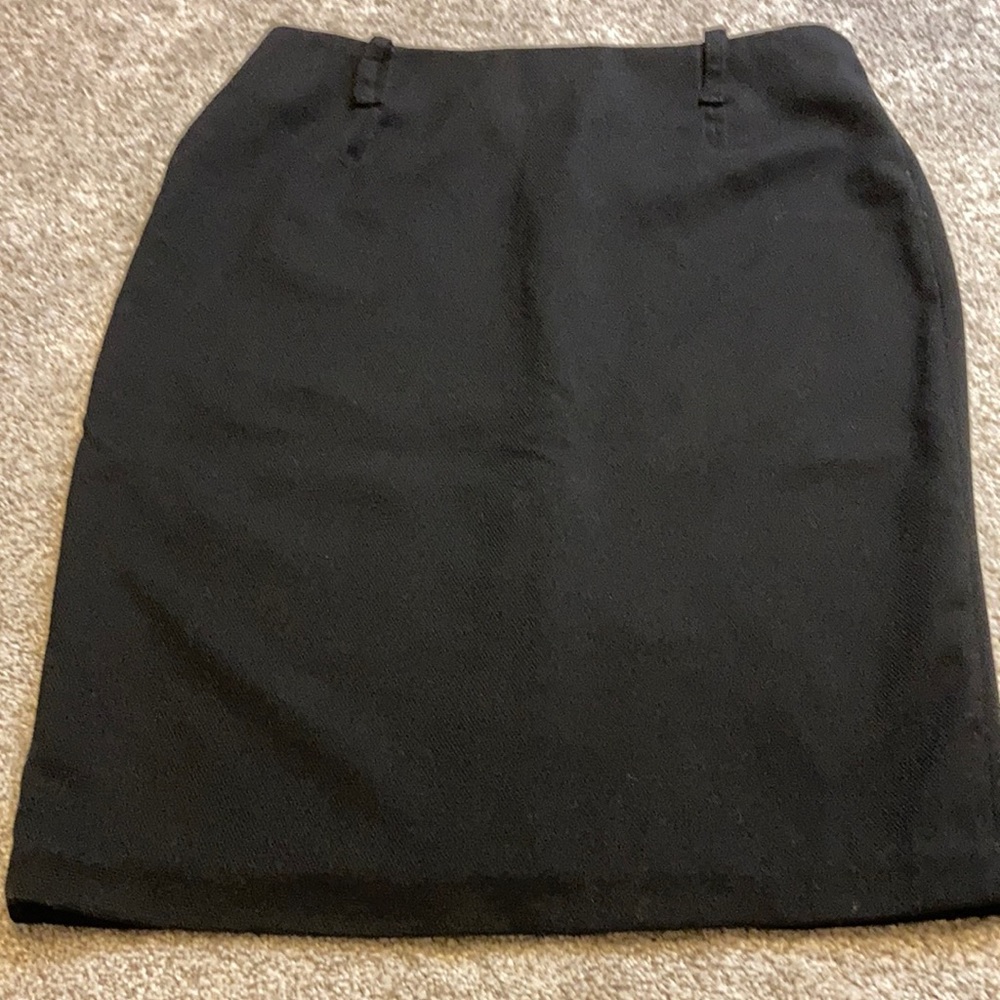 Vintage Max Studio Black Pencil Skirt